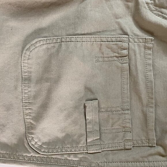 Free People Voyage Slouchy Straight Leg Pants Olive Green Gorpcore Outdoor Sz S - Picture 5 of 11